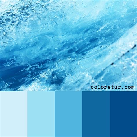 Blue Glacier Icy Blue Tones Make This Cold Color Palette Download
