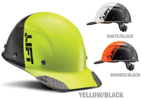 Lift Safety Dax Carbon Fiber Cap Style Fifty 50 Hard Hat