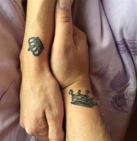 This kind of tattoo for the couples makes. 165+ Matching King And Queen Tattoos For Couples (2020)