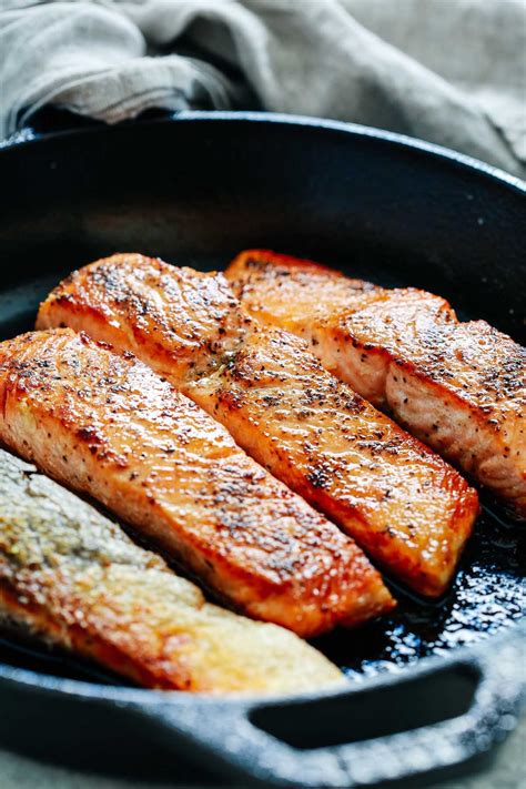 Citrus teriyaki salmon is another excellent salmon main that would brighten up your passover table. Pan Seared Salmon Recipe - So easy to make | Primavera Kitchen