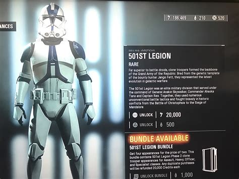 Has the 501st description been updated to included the Siege of