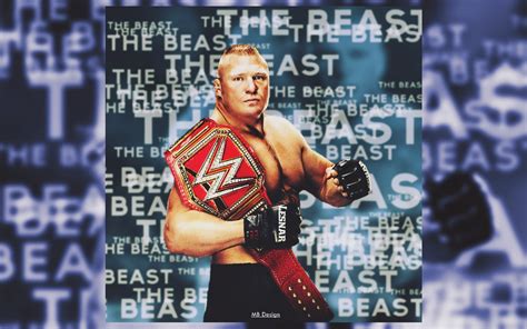 Wallpaper Ufc Brock Lesnar The Beast Wwe Universal Champion