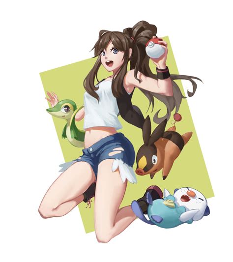 Catin Dewott Hilda Pokemon Oshawott Snivy Tepig Creatures