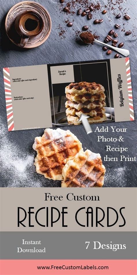 Check spelling or type a new query. Free Recipe Card Template