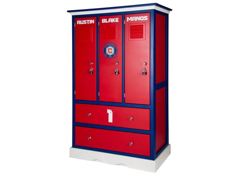 Keep kids' bedrooms tidy with colourful & secure kids lockers from safe. Locker style bedroom furniture for kids | Hawk Haven
