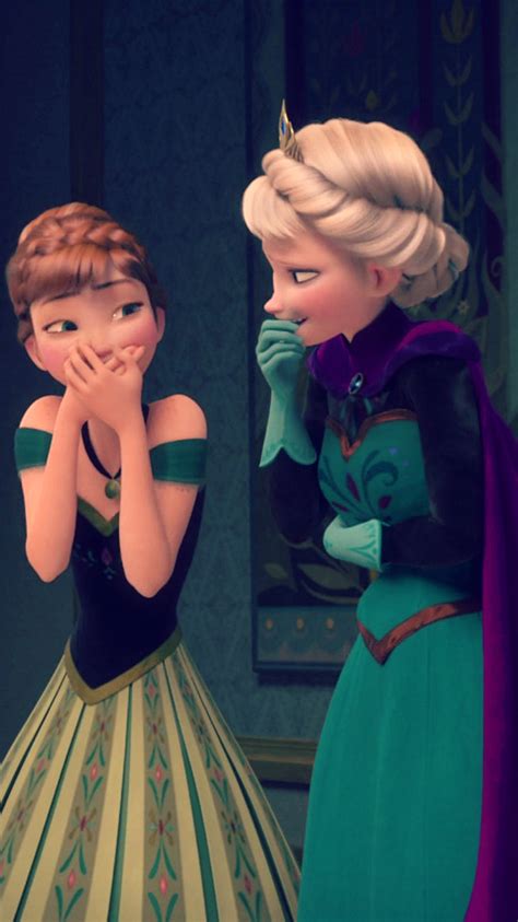 Frozen Elsa And Anna Phone Wallpaper Elsa The Snow Queen Photo 39339977 Fanpop
