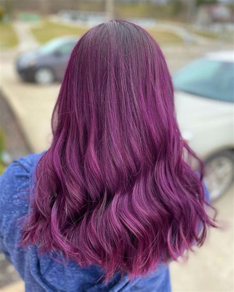 Xlauraah Redpurplehair 22 Hottest Red Purple Hair Colors Balayage