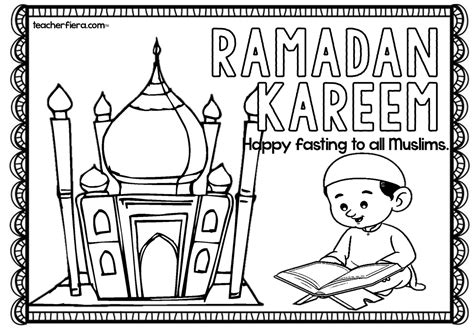Ramadan Colouring Sheets 2019