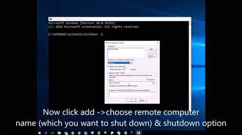 How To Shutdown Remote Computer Using Cmd Shutdown Or Restart Windows