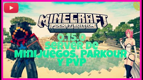 Server Para Minecraft Pe 0156 0165 Minijuegos Parkour Pvp And
