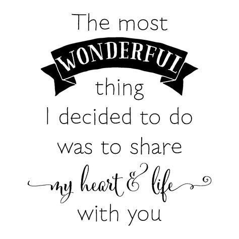 Share My heart & Life Wall Quotes™ Decal | WallQuotes.com