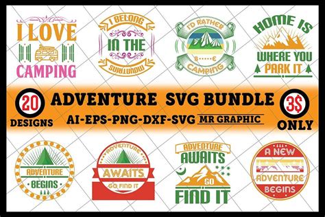 Adventure Svg Bundle Bundle · Creative Fabrica