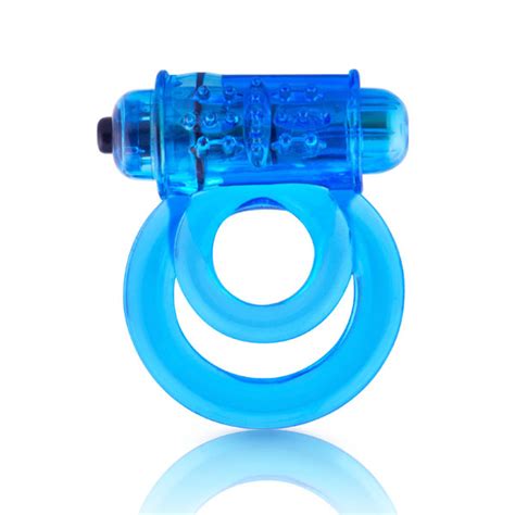 Screaming O Doubleo 6 Vibrating Love Ring Erection Enhancer And Testicle Support Blue Dallas