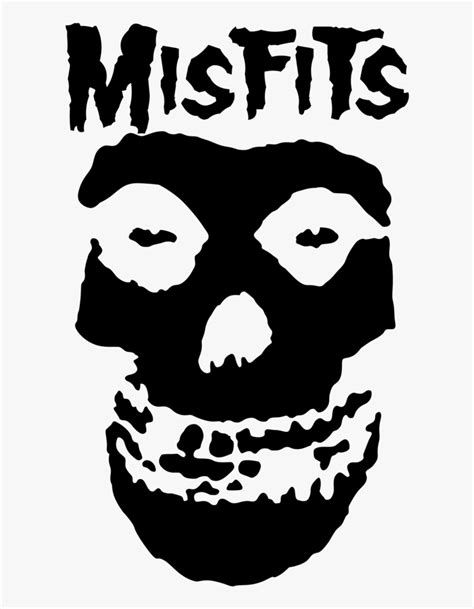 Misfits Skull Logo Png Download Misfits Decal Transparent Png