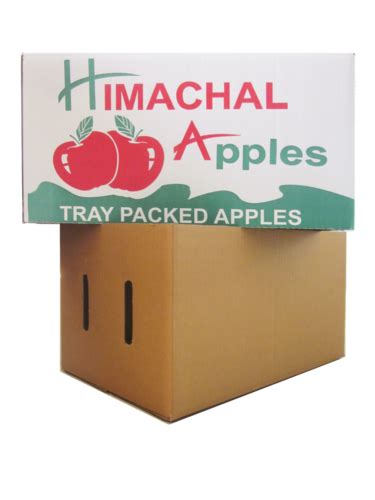 Printed Corrugated Boxes Apple Packaging Boxes Manufacturer In