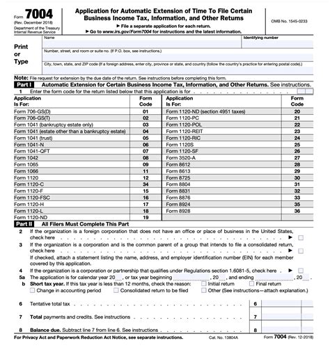 Form 7004 Instructions 2023 Printable Forms Free Online