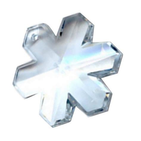 20mm Crystal Swarovski Snowflake Pendant The Bead Shop Nottingham Ltd
