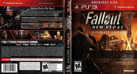 Fallout New Vegas Ultimate Edition 2012 Playstation 3 Box Cover