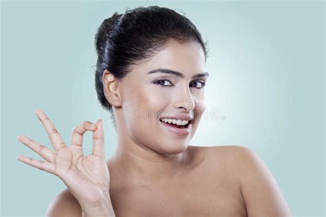 Indian Girl With Healthy And Clean Skin Stock Image Image Of Healthy