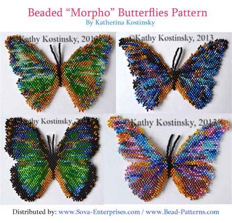 Beaded Butterfly Pattern Tutorial