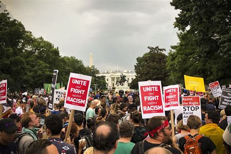 unite the right rally 2018 counterprotesters dwarf white nationalists in dc vox