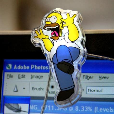 Homer Simpson Usb Monitor Lights