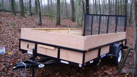 Building Wooden Sides For A Utility Trailer In 2019 Utility Trailer