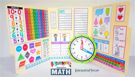 Free Interactive Math Notebook Printables Kindergarten