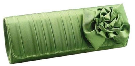 Green Satin Clutch Bag Glitzy N Uk Satin Clutch Bag