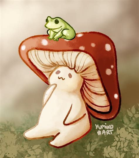 Meikaart On Twitter Champignon Dessin Dessin Grenouille Dessin Adorable