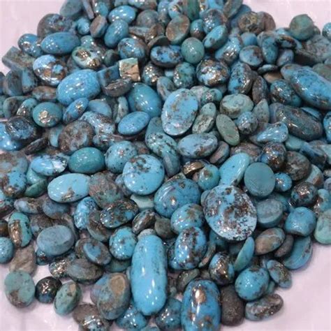 Sky Blue Pmkk Gems Irani Turquoise Firoza For Ringbracelet Size