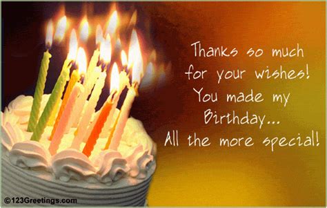 Thank You For Your Birthday Card Best Thank You For Birthday Wishes Messages Sayings Text
