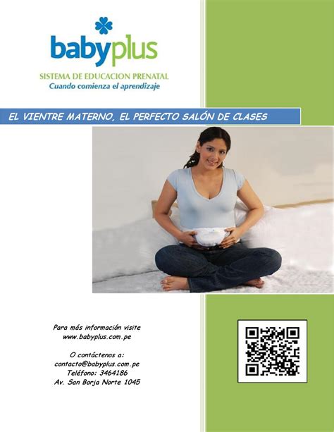 Sistema De Estimulación Prenatal Babyplus By Pediatric Plus Peru Issuu