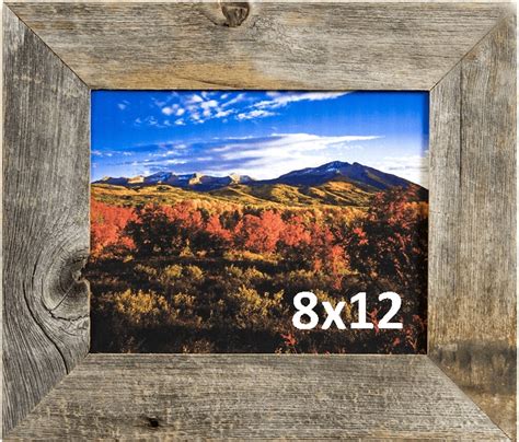 Barnwood Frames Reclaimed Rustic Wood Frame 8x12