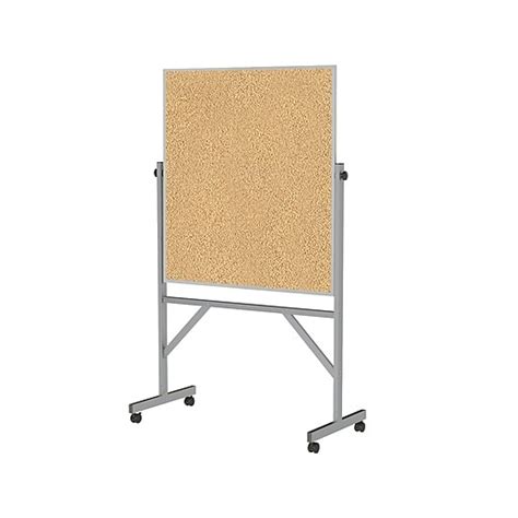 Ghent Combination Board Mobile Dry Erase Whiteboard Aluminum Frame 4