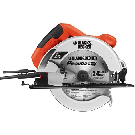 Always start a cut with the chain running at. BLACK+DECKER 15 Amp 7-1/4 in. Circular Saw-CS1015 - The ...
