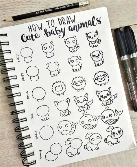 Easy Doodles For Beginners Garface