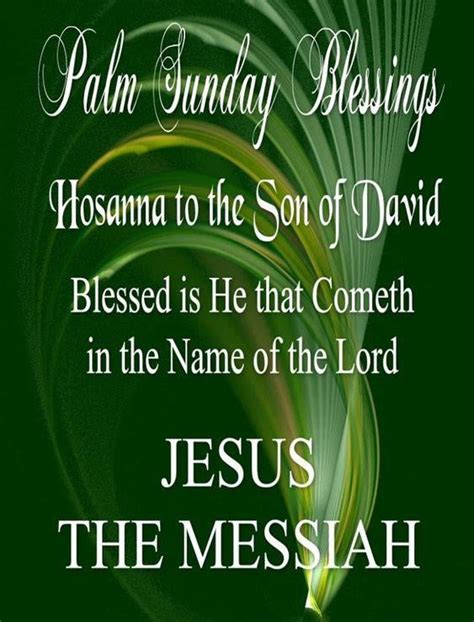 Amazing quotes to bring inspiration, personal growth, love and happiness to your everyday palm sunday is the sunday that falls before easter. Palm Sunday Blessings Quote Pictures, Photos, and Images ...