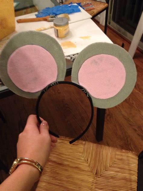 Diy Mouse Ears Cat Halloween Costume Mouse Costume Diy