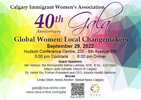 Calgary Immigrant Womens Association 40th Anniversary Gala