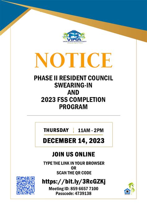 Phase Ii Resident Council Swearing In And Fss Completion Ceremony