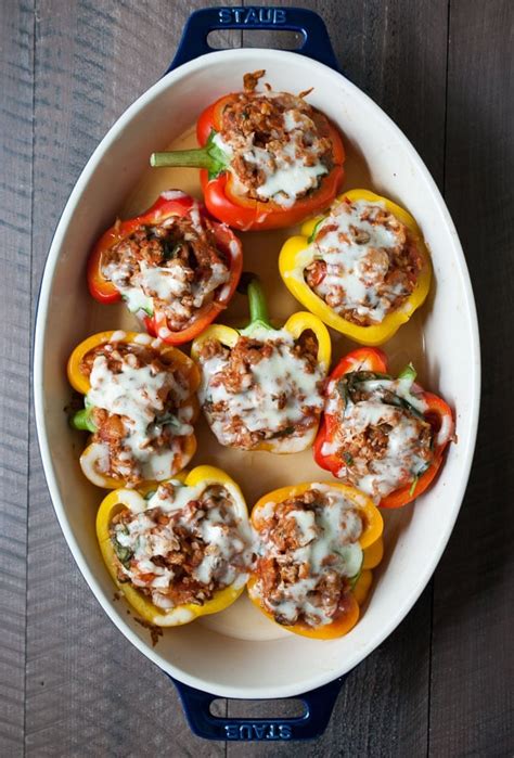 Spicy Stuffed Peppers With Ground Turkey Life Is But A Dish