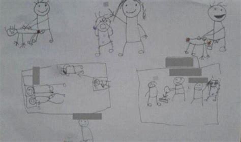 Turkish Girl 7 Uses Heartbreaking Stick Figure Drawing To Accuse Her Own Mother Of