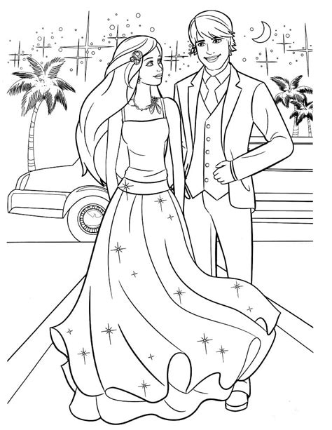 Barbie And Ken Coloring Page Download Print Or Color Online For Free