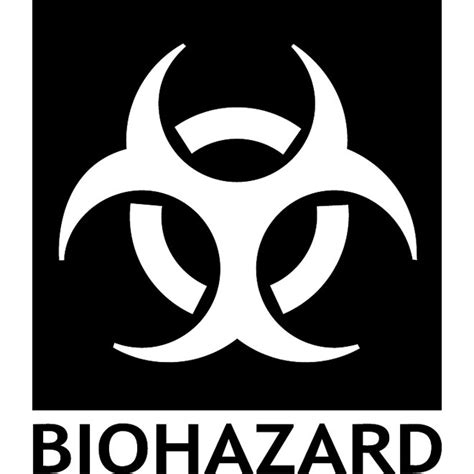 Biohazard Warning Sign Royalty Free Stock Svg Vector