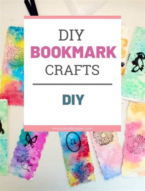 Easy Diy Bookmark Crafts Back To School Crafts