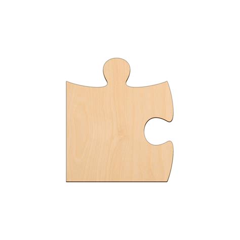 Jigsaw Piece Wooden Shapes 15cm X 173cm Wood Craft Shapes