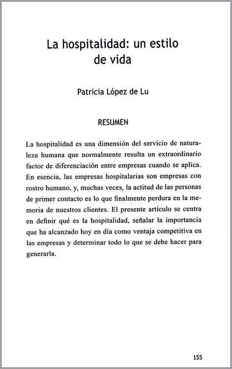 La Hospitalidad Un Estilo De Vida Hospitalidad Esdai