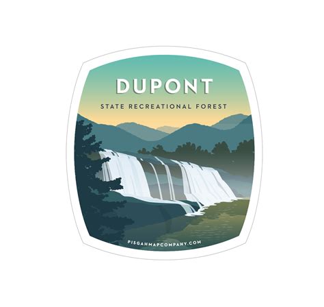 Dupont State Recreational Forest Sticker — Pisgah Map Co
