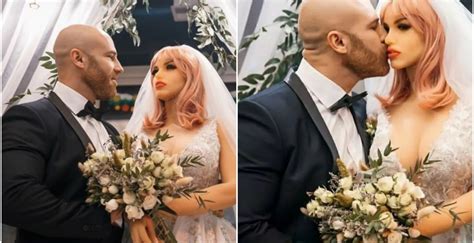 Bodybuilder Weds His Sex Doll Girlfriend After Two Years Of Dating